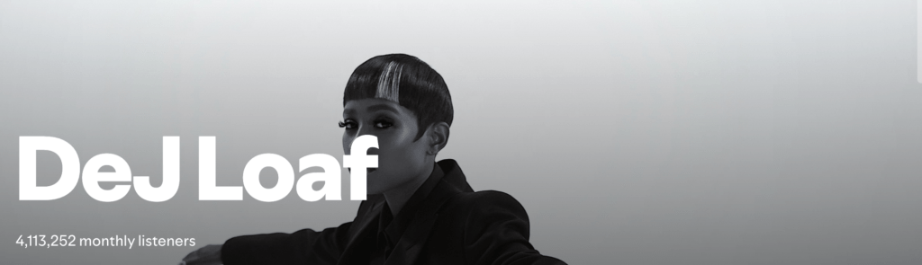 DeJ Loaf ranks among Detroit rappers with over 3 million monthly Spotify listeners