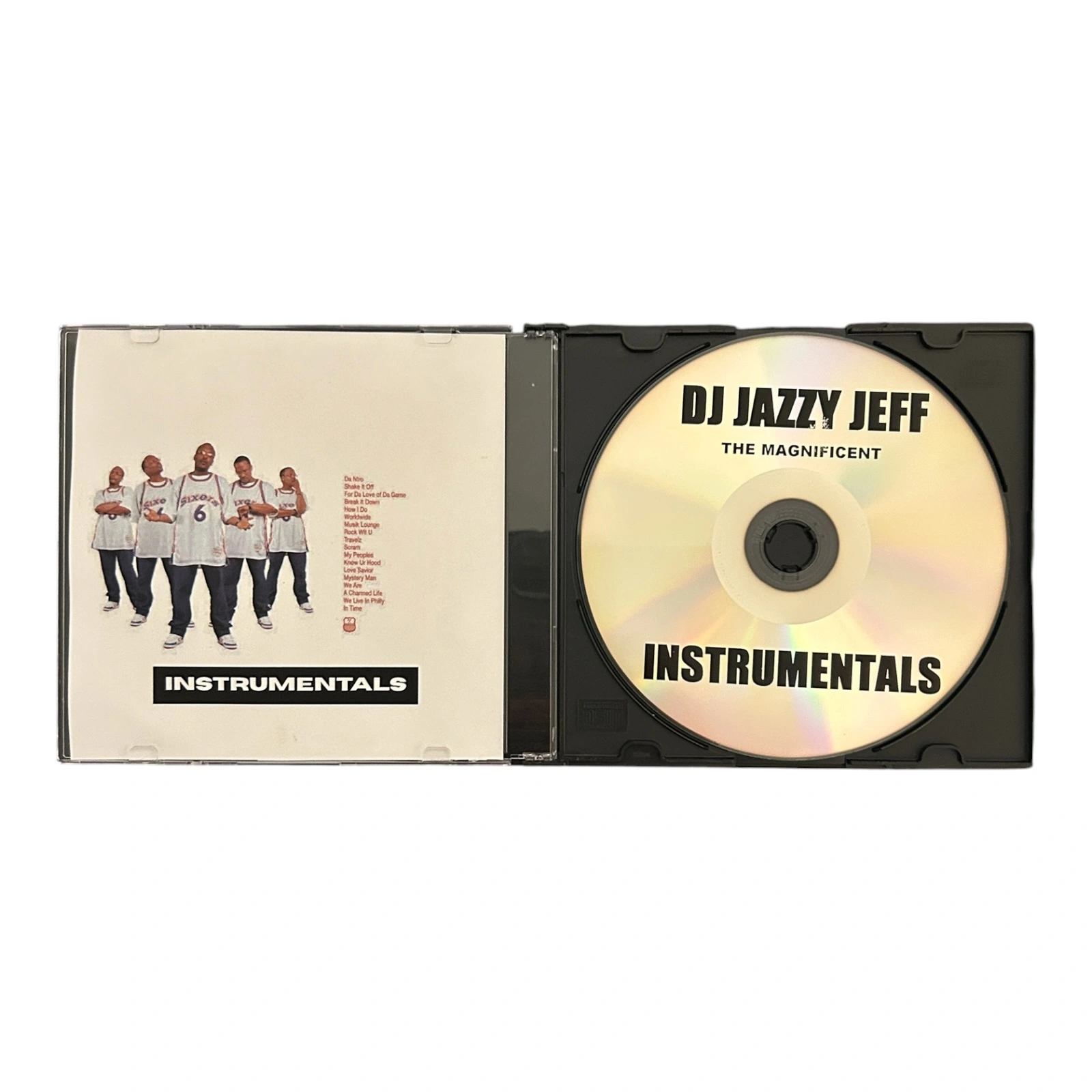DJ Jazzy Jeff The Magnificent Instrumentals CD back