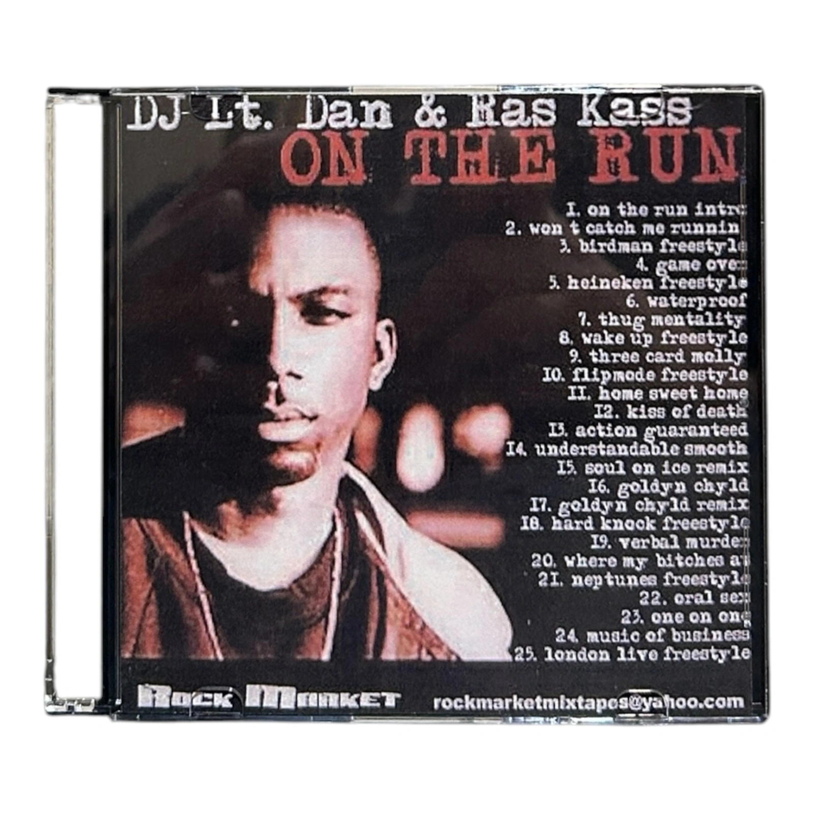 DJ Lt. Dan Ras Kass On The Run Front Cover