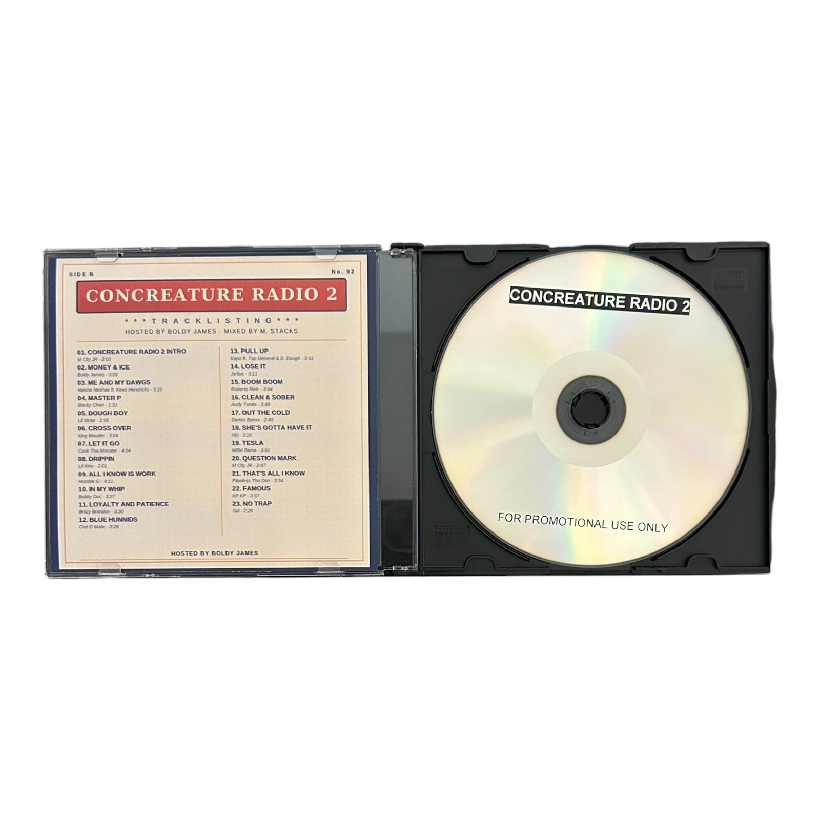 Boldy James Concreature Radio 2 mixtape CD